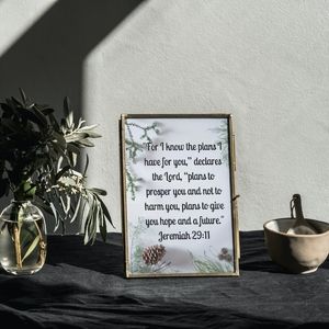 Jeremiah 29:11 Wall Art Print